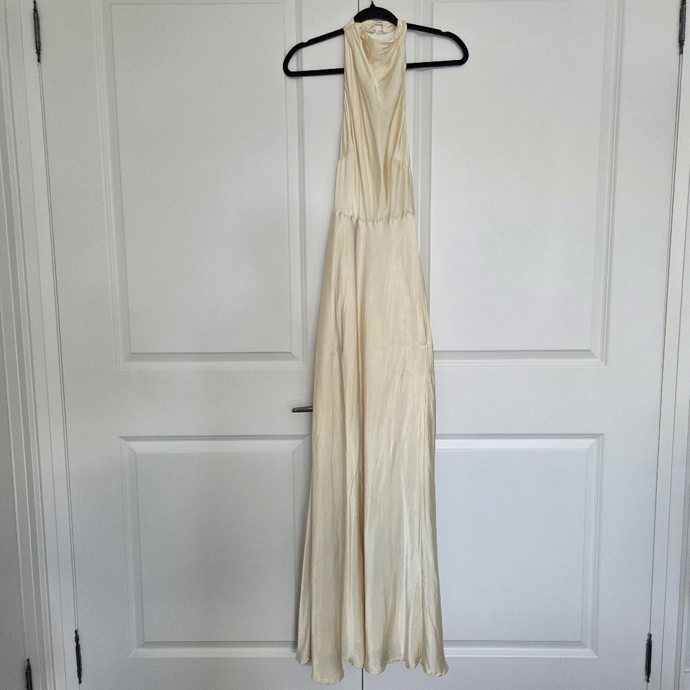 Esther Satin Cowl Maxi Dress - Picture 9 of 11